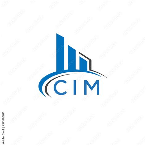 CIM Letter Logo CIM Blue Image CIM Monogram Logo Design For