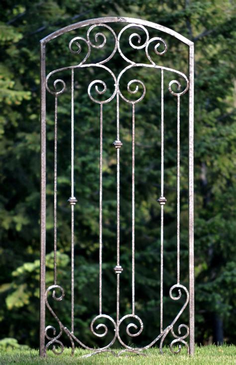 H Potter Large 6 Ft Garden Trellis Wrought Iron Heavy Scroll Etsy