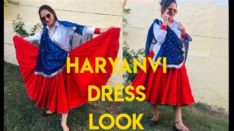 My Haryanvi Look Traditional Dress Haryana Dressing Style Youtube