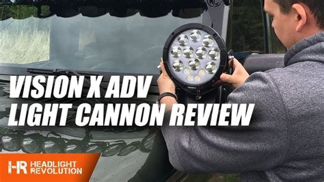 Vision X ADV Adventure Series LED Light Cannon Review | Led lights, Light, Cannon