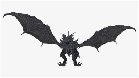 Alduin Statue From Skyrim , Png Download - Skyrim Alduin Transparent ...