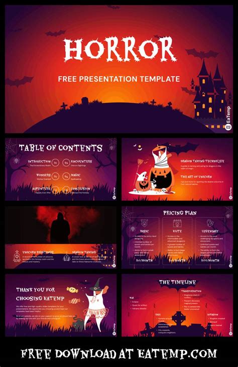 Horror PowerPoint Template - EaTemp