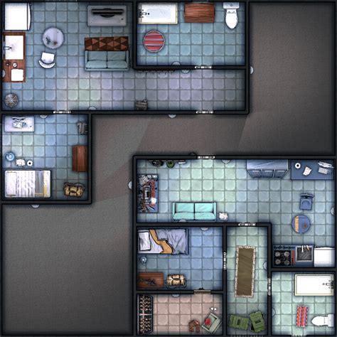 Map Used During My First Session Of Cyberpunk Red The Apartment