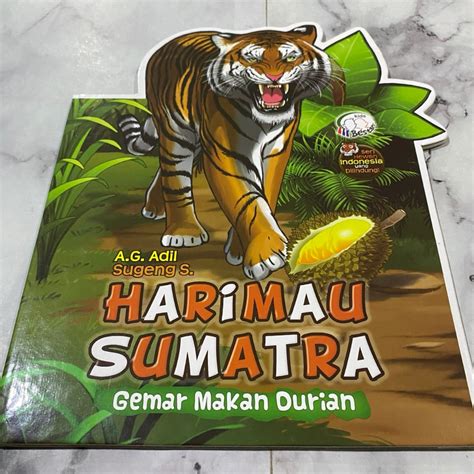 Jual Harimau Sumatra Hardcover Buku Aktivitas Anak Buku Pengetahuan