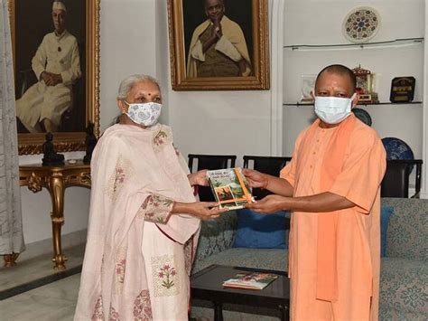 Lucknow Up Cm Yogi Adityanath Met Governor Anandiben Patel Speculation Starts Over Cabinet