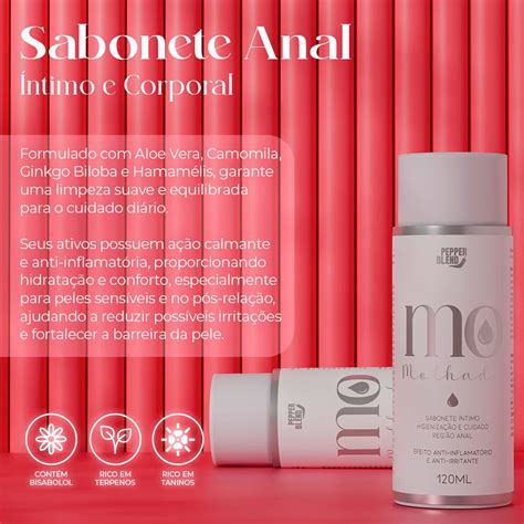 Sabonete Íntimo Região Procto Anal Mo Molhada 120ml Pepper Blend Pedido Secreto
