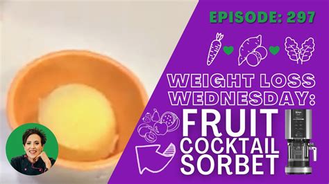 Fruit Cocktail Sorbet In The Ninja Creami Weight Loss Wednesday