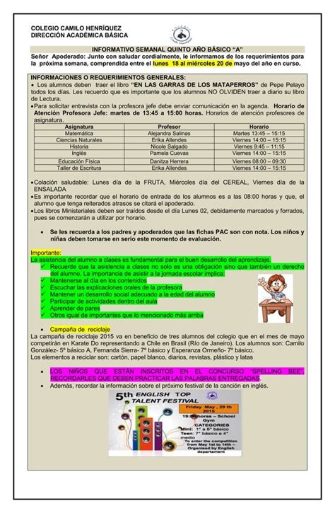 5º basico a 15 de mayo PDF