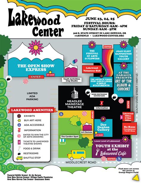 Festival Information – Lakewood Center for the Arts