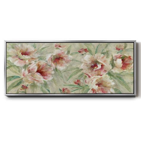 Winston Porter Peony Pleasure Framed On Canvas Print Wayfair