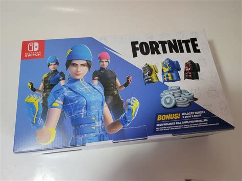 Nintendo Switch Fortnite Wildcat Edition Bundle New Code Sold