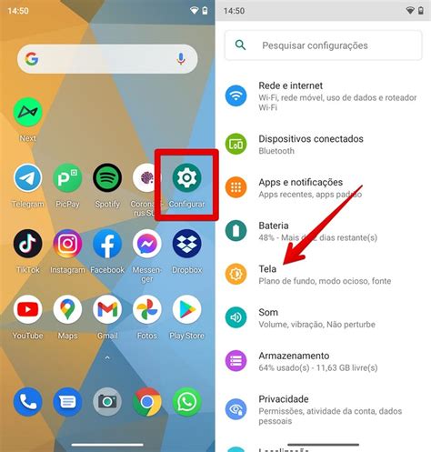 Como Mudar O Tempo Ativo Da Tela No Android Celular Techtudo