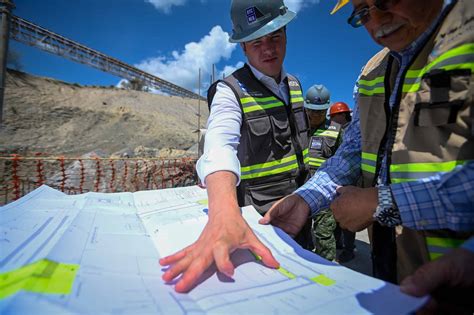 Samuel García Revisa Obras De La Presa Libertad Tendrá La Cortina Más Grande De América Latina