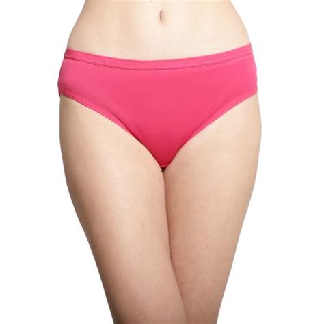 Buy Prettycat Women Pink Solid Mid Rise Sexy Bikini Panty Online At