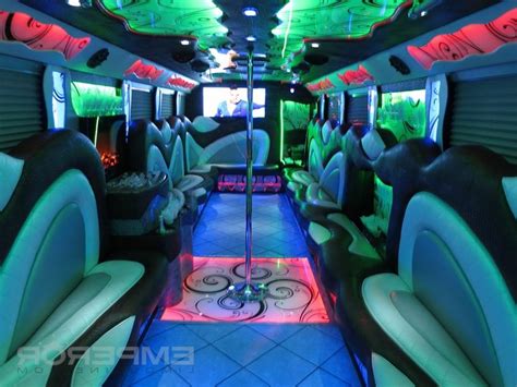 Party bus interior photos