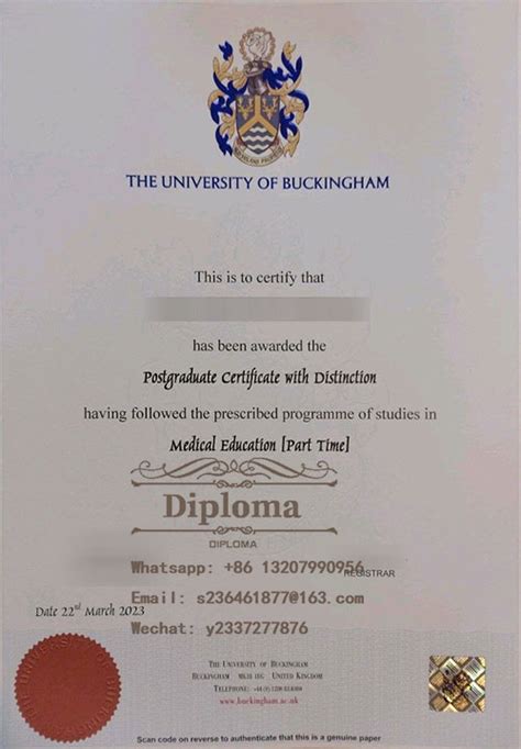 How To Get University Of Buckingham Bachelor Of Science Fake