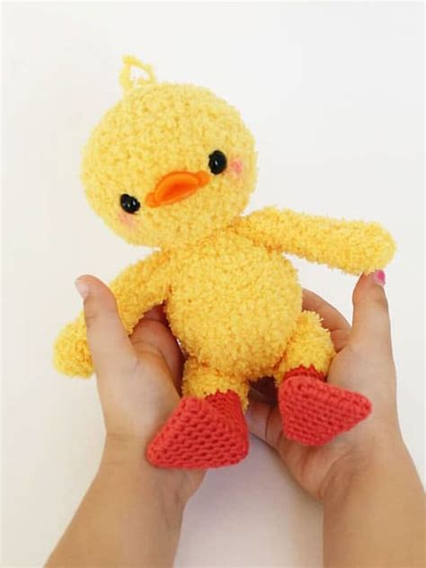 PATRÓN GRATIS Pato Cua Juguete Amigurumi Crochetisimo