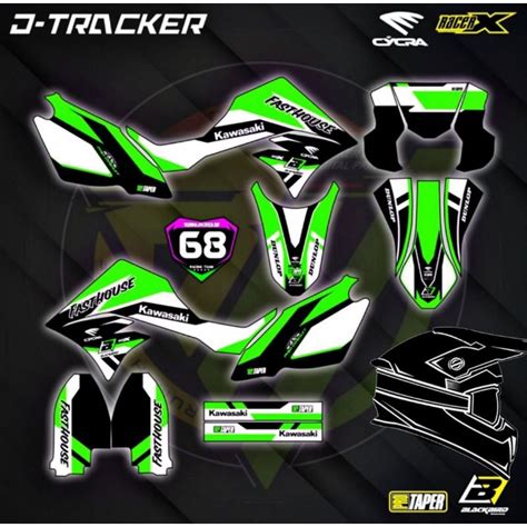 Jual Decal Sticker Striping Variasi Fullbody Klx Dtracker