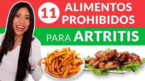 11 Alimentos Prohibidos Para Artritis Evitar Causan Inflamación Y Dolor Youtube