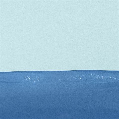 Blue ocean background, aesthetic paint | Premium Photo Illustration ...