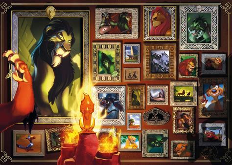 Amazon Ravensburger Disney Villainous Scar 1000 Piece Jigsaw