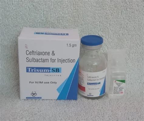 Ansum Healthcare Ceftriaxone And Sulbactam Injection Gm At