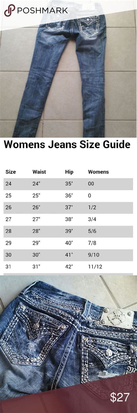 Miss Me Jeans 25 Miss Me Jeans Women Jeans Miss Me Size Chart