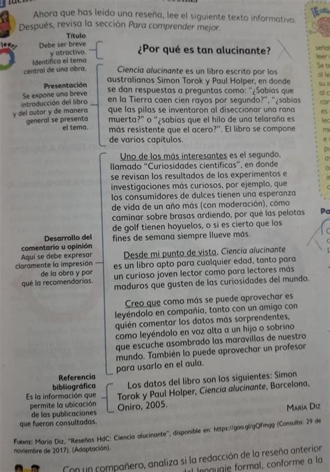 Cuál es la opinión de la autora sobre el libro SI NO SABES NO