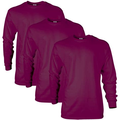 Gildan Mens Ultra Cotton Long Sleeve T Shirt Style G2400 Multipack