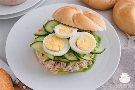 Thunfisch Sandwich Mit Ei Und Gurke Selbstgemacht Der Foodblog