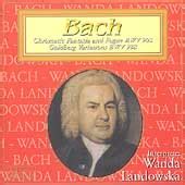 Bach Goldberg Variations Etc Wanda Landowska