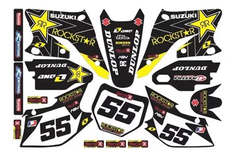 Kit De Pegatinas Gr Ficas De Motocross Compatible Con Rmz R