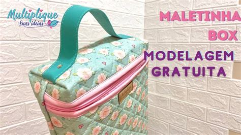 Maleta Box Modele De Qualquer Tamanho Gratuito Costura Criativa