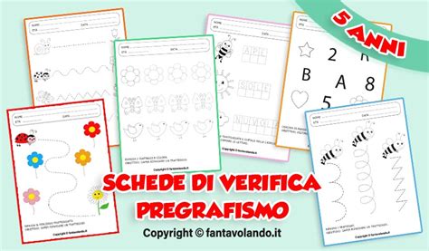 Le Schede Di Verifica Dei Prerequisiti Per I Bambini Di Anni