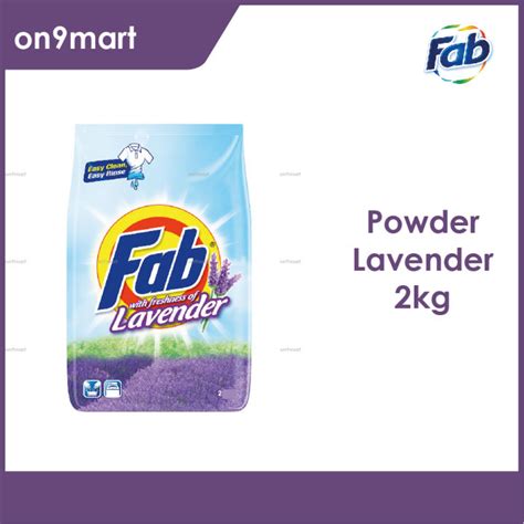 Fab Detergent Powder Lavender Kg Lazada