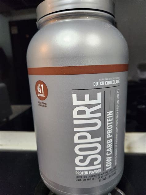 Isopure Whey Protein Isolate Dutch Chocolate Health Nutrition