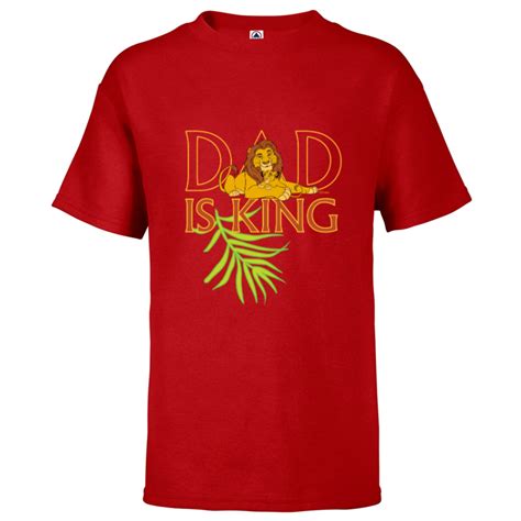 Disney The Lion King Dad Is King Mufasa Simba Fathers Day Short