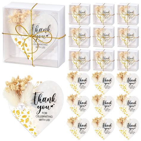 READ NOTES 24 Pcs Wedding Favors For Guest Bulk Crystal Resin Fridge