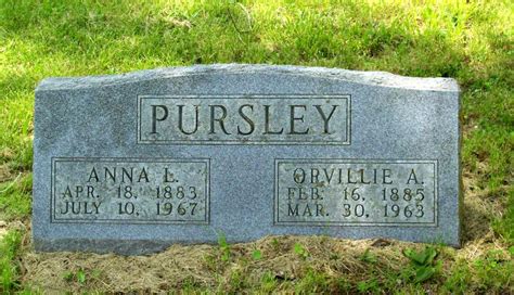 Anna Lula Boucher Pursley 1883 1967 Memorial Find A Grave