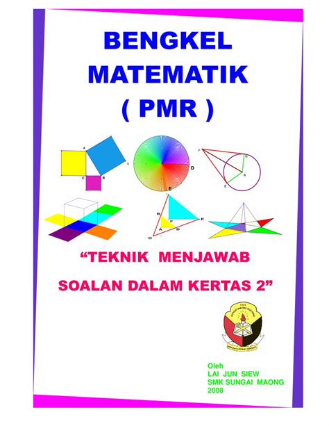 Pdf Teknik Menjawab Soalan Matematik Pmr Dokumen Tips