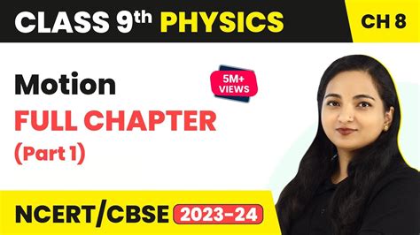 Motion Full Chapter Part Class Class Cbse Physics Youtube