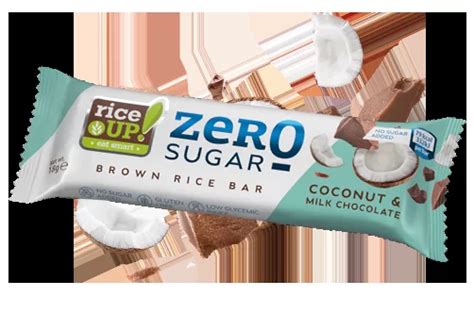 Rice Up Zero Sugar Coconut Chocolate Bar 18G The Healthy Pantry