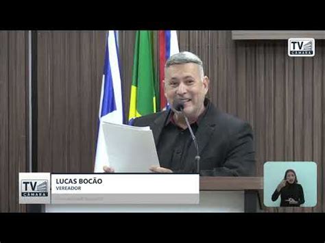 Lucas Boc O Discurso Na Tribuna Da Reuni O Ordin Ria