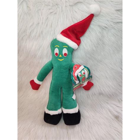 Gumby Santa Claus Christmas Plush 1996 NWT Gumby... - Depop