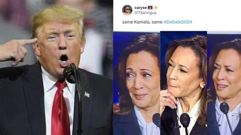 Kamala Harris’s meme-worthy debate reactions to Trump’s ‘dog-eating ...