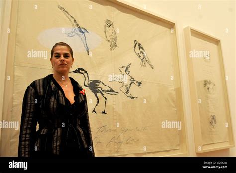 Artist Tracey Emin Unveils Her New Work At The Opening Of The Royal
