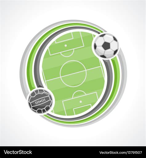 Football field Royalty Free Vector Image - VectorStock