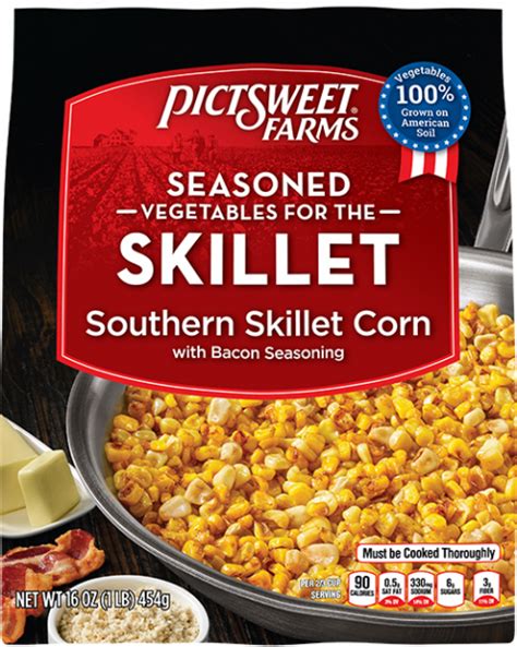 Seasoned Southern Skillet Corn With Bacon Seasoning Vegetables For