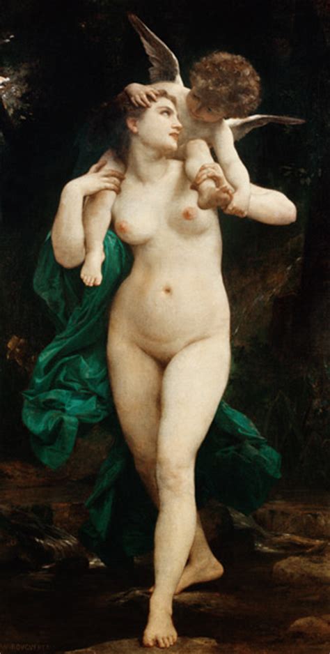 Venus und Amor William Adolphe Bouguereau als Kunstdruck oder Gemälde