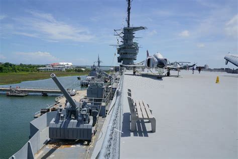 Views of the USS Yorktown, Patriots Point, South Carolona Editorial Stock Image - Image of ...